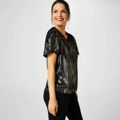 Patterned Foil Top