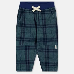 Patterned Woven Straight Leg Trouser