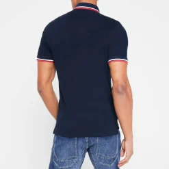 Paulos Tipped Pique Short Sleeve Polo Shirt