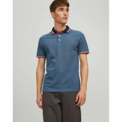 Paulos Tipped Pique Short Sleeve Polo Shirt