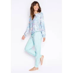 PJ Salv Tie Die Watercolour Shirt