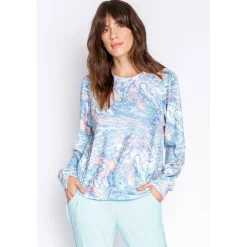 PJ Salv Tie Die Watercolour Shirt