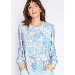 PJ Salv Tie Die Watercolour Shirt