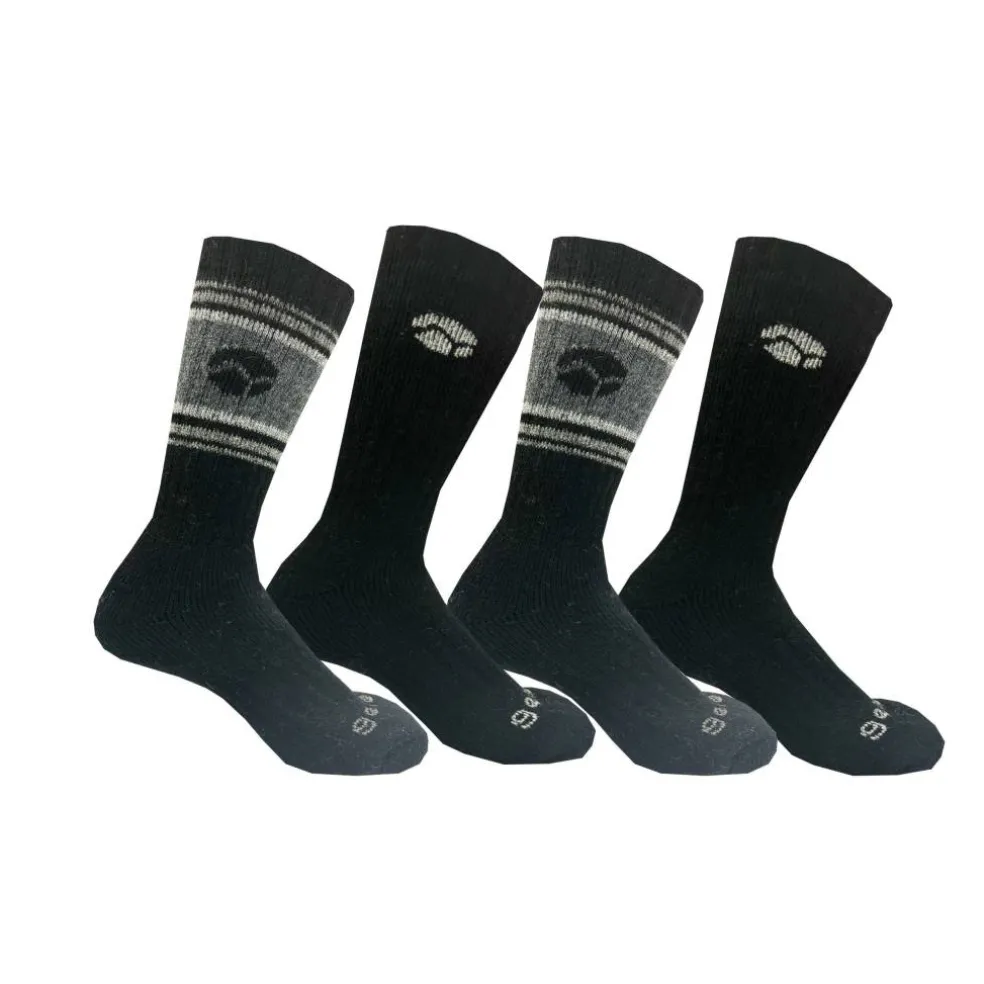 4Pk Crew Socks Mens