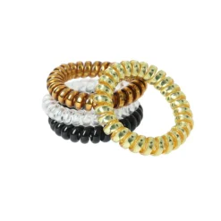 4Pk Spiral Hairbands