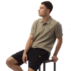 Plain Natural Dye Polo Shirt