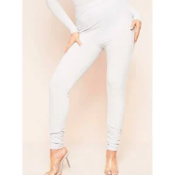 Plain Ribbed Leggings