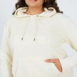Plus Size Pullover Hooded Sweatshirt with Kangaroo Pocket