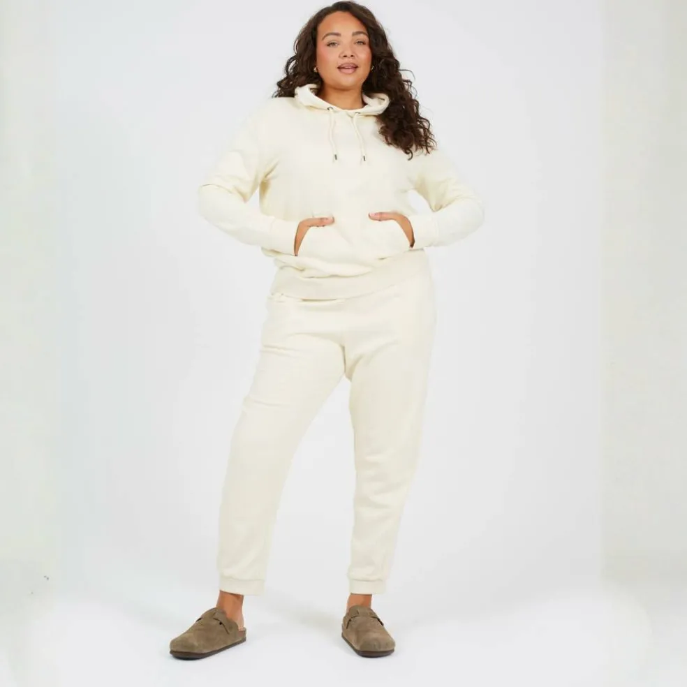 Plus Size Pullover Hooded Sweatshirt with Kangaroo Pocket
