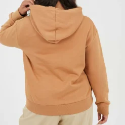 Plus Size Pullover Hooded Sweatshirt with Kangaroo Pocket