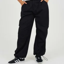 Plus Size Utility Cargo Parachute Trousers