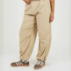 Plus Size Utility Cargo Parachute Trousers