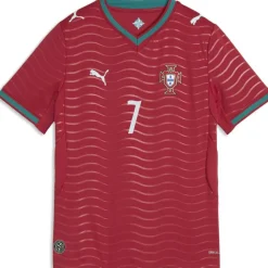 Portugal Ronaldo Home Shirt World Cup 2026 Juniors