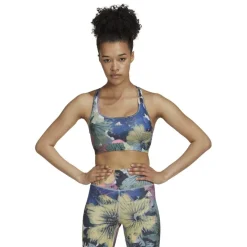 Powerreact Training Medium-Support Allover Print Bra Ld99