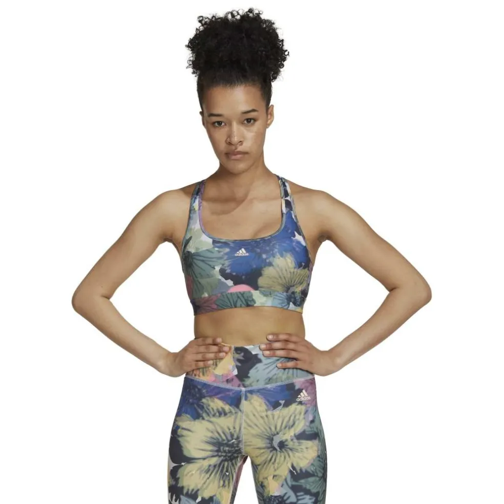 Powerreact Training Medium-Support Allover Print Bra Ld99