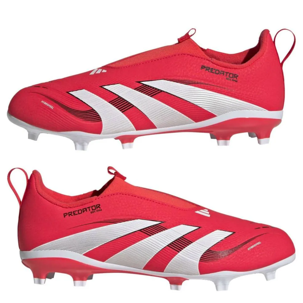 Predator 3 Childrens Laceless Firm Ground Football Boots