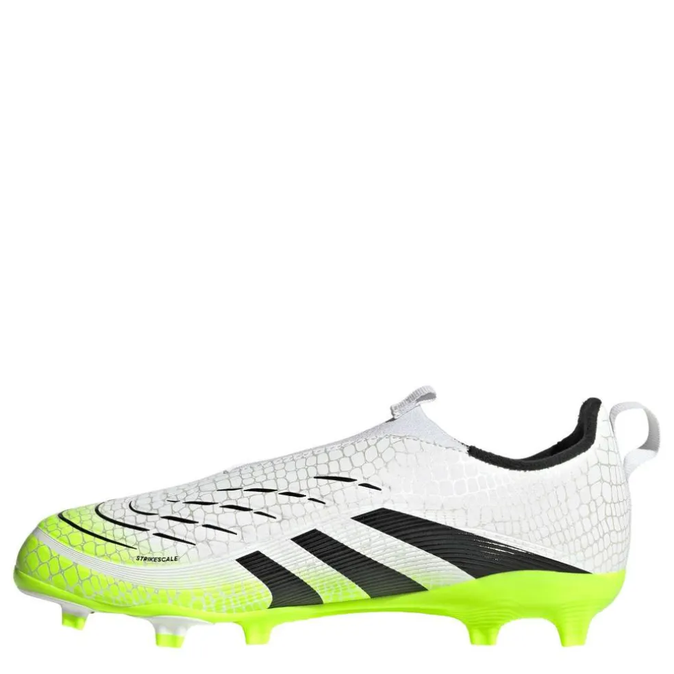 Predator 3 Childrens Laceless Firm Ground Football Boots