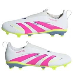 Predator 3 Childrens Laceless Firm Ground Football Boots
