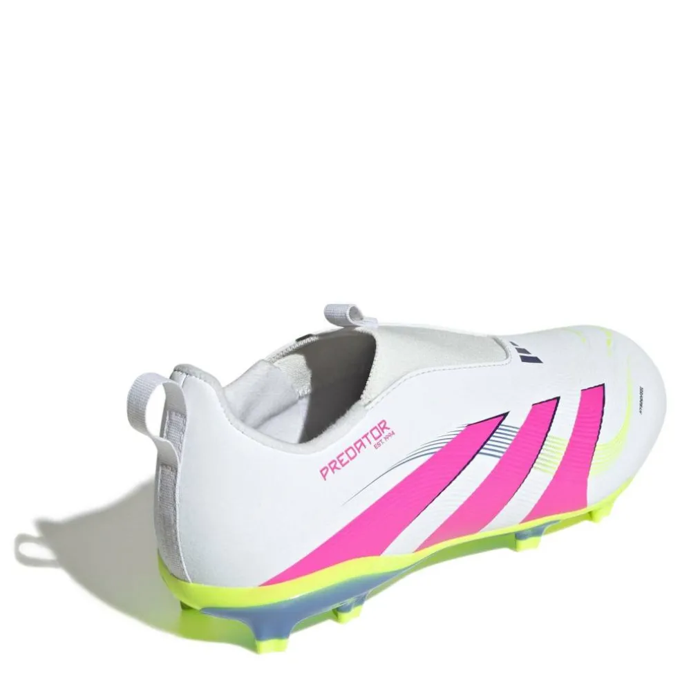 Predator 3 Childrens Laceless Firm Ground Football Boots