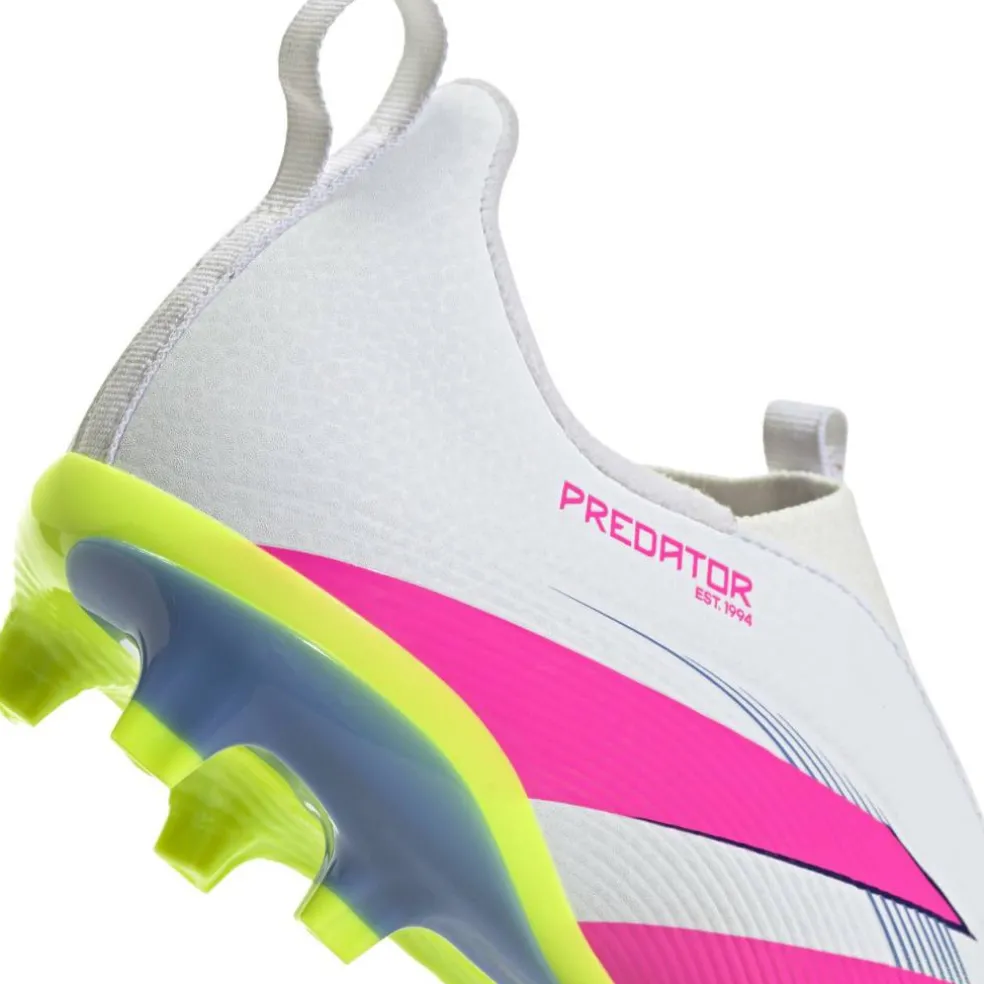 Predator 3 Childrens Laceless Firm Ground Football Boots