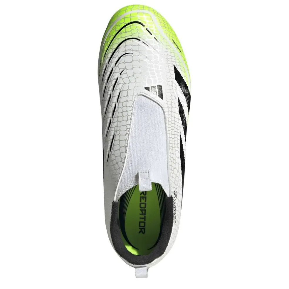 Predator 3 Childrens Laceless Firm Ground Football Boots