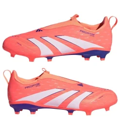 Predator 3 Childrens Laceless Firm Ground Football Boots