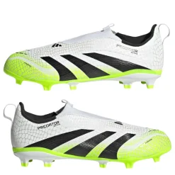Predator 3 Childrens Laceless Firm Ground Football Boots