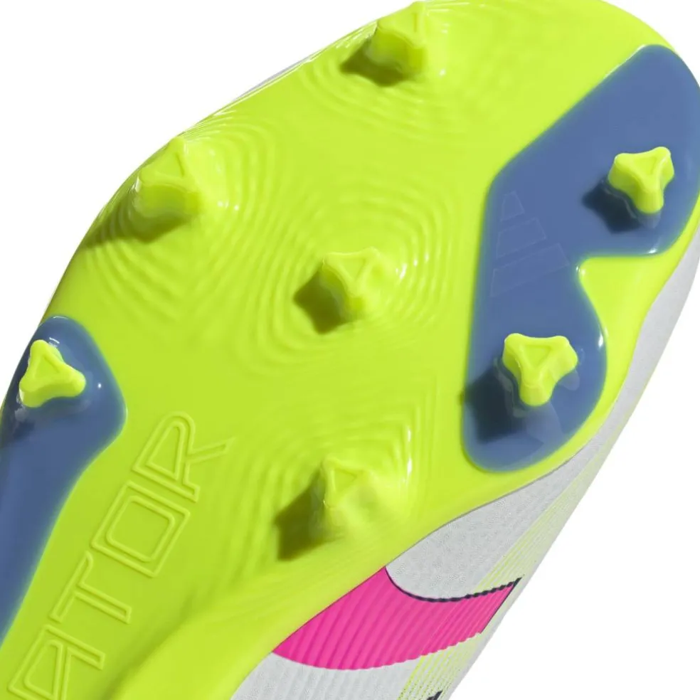 Predator 3 Childrens Laceless Firm Ground Football Boots