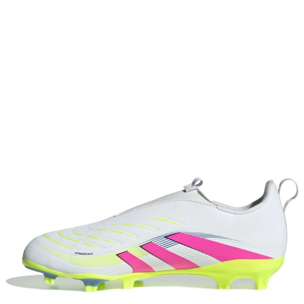 Predator 3 Childrens Laceless Firm Ground Football Boots