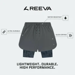 Premium Active Shorts with Inner Short