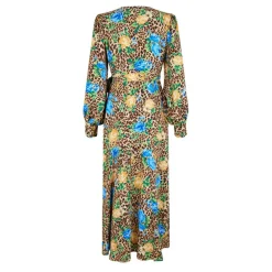 Printed Wrap Dress