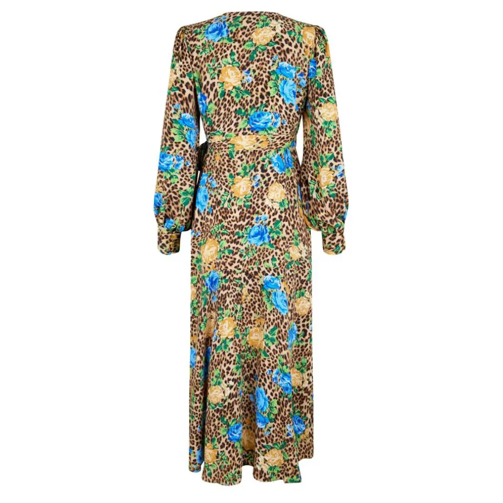 Printed Wrap Dress