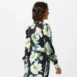 Printed Wrap Dress