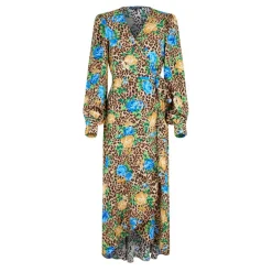 Printed Wrap Dress