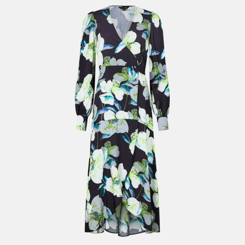 Printed Wrap Dress