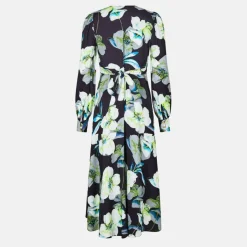 Printed Wrap Dress