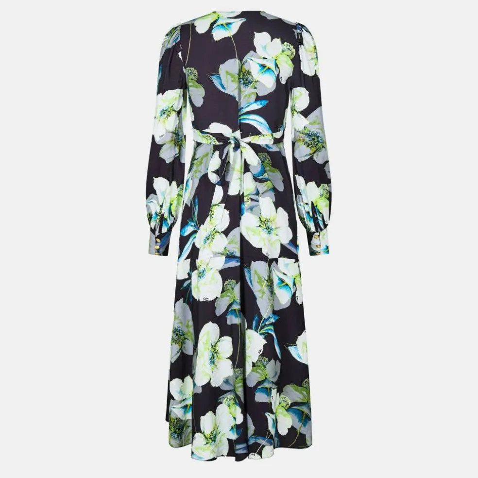 Printed Wrap Dress