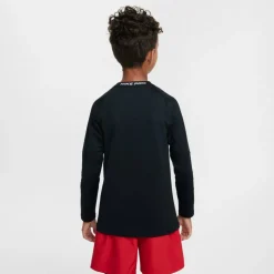 Pro Big Kids' (Boys') Dri-FIT Long-Sleeve Training Crewneck Top