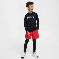 Pro Big Kids' (Boys') Dri-FIT Long-Sleeve Training Crewneck Top