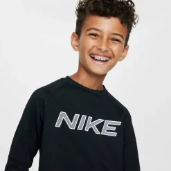 Pro Big Kids' (Boys') Dri-FIT Long-Sleeve Training Crewneck Top