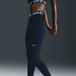 Pro Women's Mid-Rise Mesh-Panelled Leggings