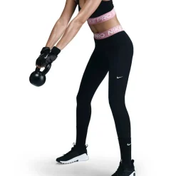 Pro Women's Mid-Rise Mesh-Panelled Leggings