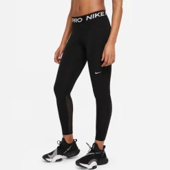 Pro Women's Mid-Rise Mesh-Panelled Leggings