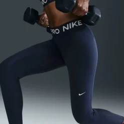 Pro Women's Mid-Rise Mesh-Panelled Leggings