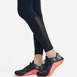 Pro Women's Mid-Rise Mesh-Panelled Leggings