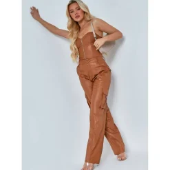 PU Cargo Trousers