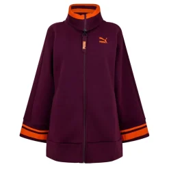 Puma (8) Tipping Fz Hoody Winetas Womens