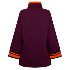 Puma (8) Tipping Fz Hoody Winetas Womens