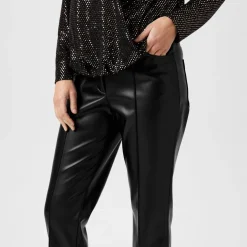PU Straight Leg Trouser