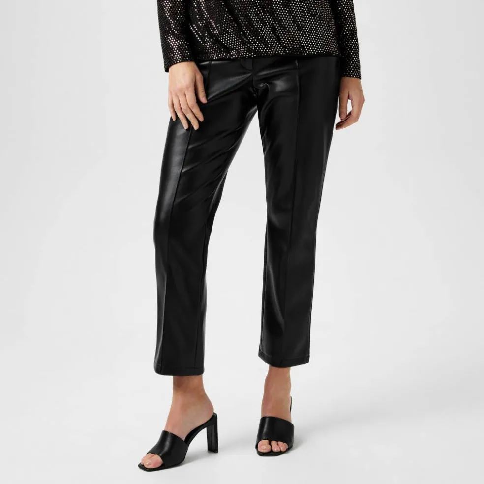 PU Straight Leg Trouser